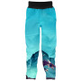 Pantaloni softshell per bambini WAMU Dragon Fantasy blu BLUE