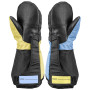 Guanti da sci per bambini Leki Little Swtch Zero Mitt Long black-light blue