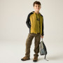 Giacca da bambino Regatta Junior Andreson Hybrid BlkWdBrown