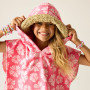 Poncho per bambini Regatta Kids Towel Robe PinkHazPetal