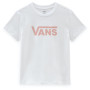 Maglietta da donna Vans Wm Drop V Ss Crew-B bianco/rosa White/Coral Cloud