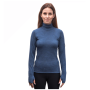 Maglietta sportiva da donna Sensor Merino Bold Roll Neck dl.rukáv