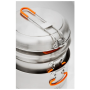 Set di stoviglie GSI Outdoors Glacier Stainless Base Camper Medium