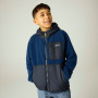 Felpa da bambino Regatta Munro Hybrid Jacket AviBlueNavy