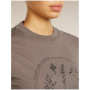 Maglietta da donna Icebreaker Merino 150 Tech Lite SS Crop Tee Seed Story