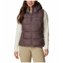Gilet da donna Columbia Pike Lake II Insulated Vest marrone Basalt