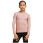 Maglietta sportiva per bambini Icebreaker K 200 Oasis LS Crewe Pink Quartz