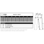 Leggings 3/4 da donna Kilpi Viga-W