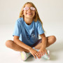 Maglietta da bambino Regatta Aria Washed Denim