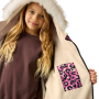 Cappotto impermeabile per bambini Regatta Junior Waterproof Changing Robe Pro Pink