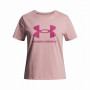 Maglietta da bambino Under Armour BIG LOGO SS-PNK rosa chiaro Pink