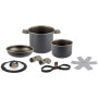 Set di pentole Brunner Torralta Spacemaster Ø 20 cm grigio/nero