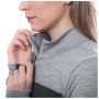 Maglietta sportiva da donna Sensor Merino Bold dl. rukáv zip