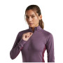 Maglietta sportiva da donna Icebreaker Women Mer 200 ZoneKnit LS Half Zip