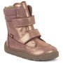 Stivali invernali per bambini Froddo Barefoot Zeru Tex Winter Pink/Gold rosa/giallo pink/gold