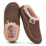 Pantofole da donna Gumbies Ossa Low Chocolate & Cream