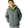 Giacca invernale per bambini Regatta Junior Hooded Marizion Dark Forrest Green khaki Dark Forrest (Wild Lime)