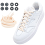 Lunghezza dei lacci: 120 cm / Colore: beige