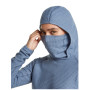 Felpa da donna Icebreaker Wom Mer 400 RealFleece Grid Pulover Hood