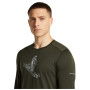 Maglietta funzionale da uomo Icebreaker Men Merino 200 Oasis LS Crewe SkiingYeti