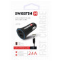Adattatore da auto Swissten Car Charger + USB-C Cable