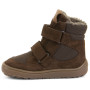 Stivali invernali per bambini Froddo Barefoot Tex Winter Dark Brown