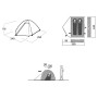 Tenda da trekking Easy Camp Rondane 2