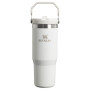 Tazza termica Stanley Tumbler se slámkou/brčkem 890 ml bianco Frost