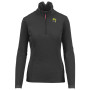 Felpa da donna Karpos Pizzocco W Half Zip nero India Ink