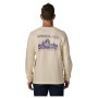 Maglietta da uomo Patagonia M's L/S MW Hut Tripper Skyline T-Shirt