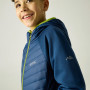 Giacca da bambino Regatta Junior Andreson Hybrid Aviator Blue