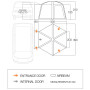 Tenda per minibus Vango Airhub Hexaway II Low