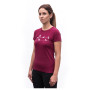 Maglietta sportiva da donna Sensor Merino Active Songbirds