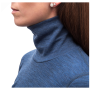 Maglietta sportiva da donna Sensor Merino Bold Roll Neck dl.rukáv