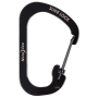 Moschettone ausiliario Nite Ize SlideLock Stainless Steel nero Černá