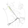 Freno da ferrata Petzl Scorpio Eashook