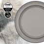 Piatto Brunner Dinner plate ø 25 cm Gray