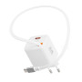 Adattatore Swissten SlideCharge Gan 30W, 1X USB-A 18W