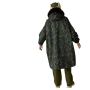 Cappotto impermeabile per bambini Regatta Junior Waterproof Changing Robe Pro Bark Green