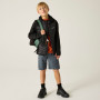 Giacca da bambino Regatta Junior Andreson Hybrid Black/Sealgr