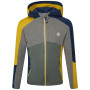 Felpa sportiva per bambini Dare 2b Hero Core Stretch giallo/verde AntMoss/Agav