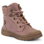 Stivali invernali per bambini Froddo Tylas Tex Laces Dark Pink rosa/porpora dark pink