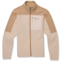 Felpa tecnica da donna Cotopaxi W'S Abrazo Fleece Full-Zip Jacket khaki/beige Khaki and Cream
