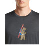 Maglietta da uomo Icebreaker Men Merino 150 Tech Lite Bear Tour