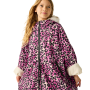 Cappotto impermeabile per bambini Regatta Junior Waterproof Changing Robe Pro Pink