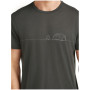 Maglietta funzionale da uomo Icebreaker Merino Blend Core SS Tee Single Line Camp