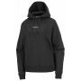 Felpa da donna Salomon Logo Hoodie W nero DEEP BLACK