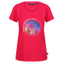 Maglietta da donna Regatta Filandra VI rosso/rosa Pink Fusion