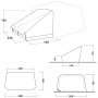 Annesso alla tenda Outwell Fastlane 300 Annexe