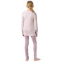 Set sportivo per bambini Helly Hansen Jr Lifa Merino Midweight Set Purple Clay